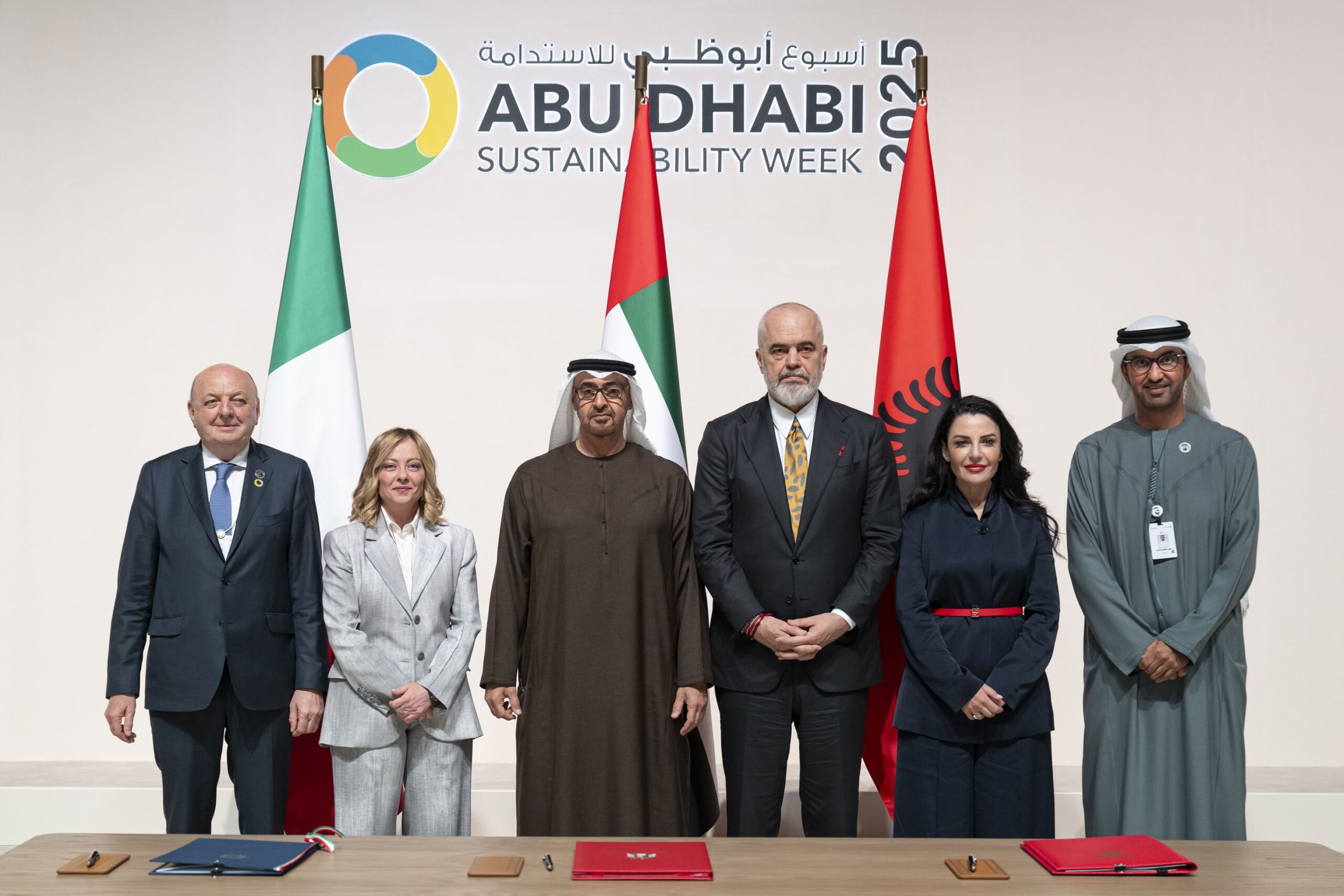 UAE, Italy, and Albania Forge Strategic Partnership to Boost Green Energy Cooperation